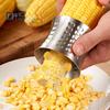 Manual Corn Peeler Stripper Sharp Sawtooth Precision Welded Fast Kernel Removal Stainless Steel Durable Tool