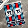 Для наклеек MARTINI Мотокросс Гонки Внедорожник Ноутбук Багажник Мотоцикл Шлем ПВХ Наклейка для Любви Старая Школа LANCIA