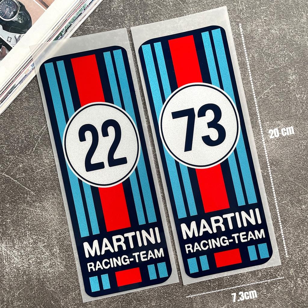 Для наклеек MARTINI Мотокросс Гонки Внедорожник Ноутбук Багажник Мотоцикл Шлем ПВХ Наклейка для Любви Старая Школа LANCIA