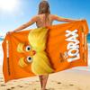 1Pc Lorax Adventure Beach Towel Quick Dry Multiuse For Beach Pool Gym Yoga Home Travel Christmas Halloween Xmas Gift L1120