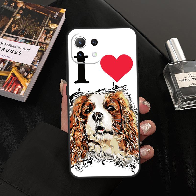 Cavalier King Charles Spaniel Dog Case For Xiaomi 15 14 13 Ultra 11T 12T 13T 14T Pro POCO X7 Pro X3 X5 X6 F5 F6 M6 Pro Cover