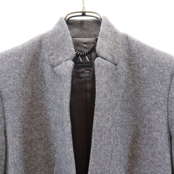 Armani Exchange Пальто из смесовой шерсти XS Серое Женское Б/у
