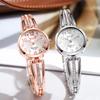 Women's Diamond Quartz Watch - Precision Movement, Elegant Design