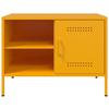 Vidaxl Szafki Pod Telewizor, 2 Szt., Musztardowe, 68X39X50,5 Cm, Stal