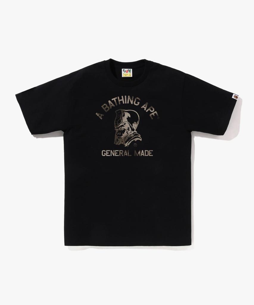 Beipeu High Tone Bleach Big General Made T-Shirt (M) Black