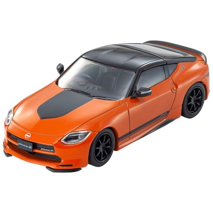 KYOSHO Мини-машинка и книга №. 15 1/64 Nissan Fairlady Z Кастомизированный Оранжевый Цвет Многоцветный
