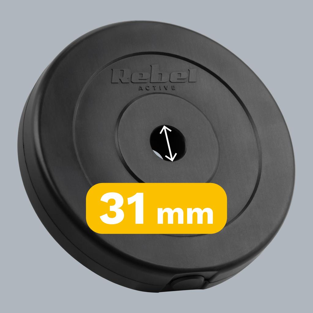 Bituminous Load Set 4X5Kg 20Kg Hole 31Mm Classic Plate Rebel
