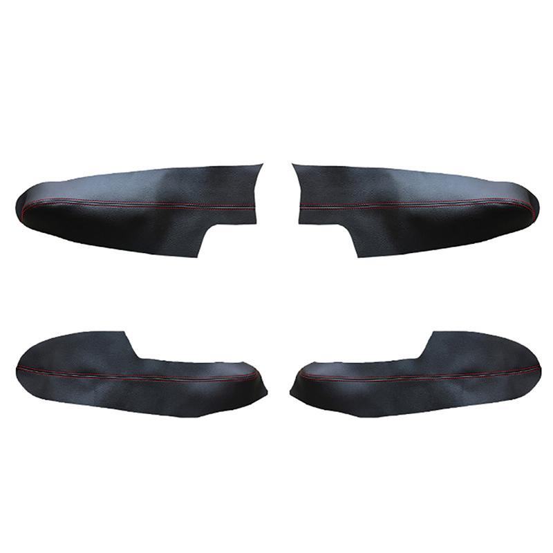 Perfect Fit For Nissan Qashqai J11 2016 2017 Qashqai 2018 PU Leather Car Interior Door Armrest Panel Cover Sticker Trim