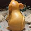 Natural Cypress Animal Hamster Small Statue  Cute Home Room Car Decoration Ornaments Chinese-style Zodiac Sign Gift