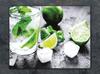 SZKLANA DESKA DO KROJENIA 40x30 LIMONKA