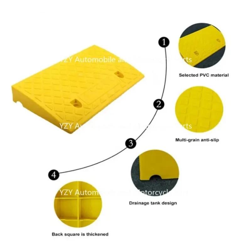 10 см высокий пандус для доступа автомобиля треугольная накладка редуктор скорости прочный порог для автомобиля мотоцикла тяжелое инвалидное кресло резиновое колесо