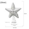 Crafts Christmas Tree Decorations Pentagram Tree Ornaments New Christmas Tree Top Star
