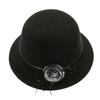Winter Hat Wool Ball  Imitation Mink Fur Fisherman's Hat Grandma  Outdoor Fashionable Sun Protection Warm Woolen Pot Hat