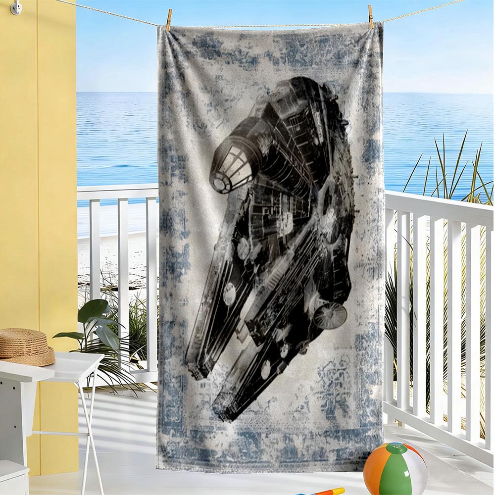 Star Wars Beach Towel Super Soft Absorbent Comfortable Lightweight