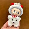 For 17cm Labubu Doll Clothes Fashion Clothes Hoodies Doll Clothes Color Match Hoodies Dolls Accessories Cute Decoration Little Cloths