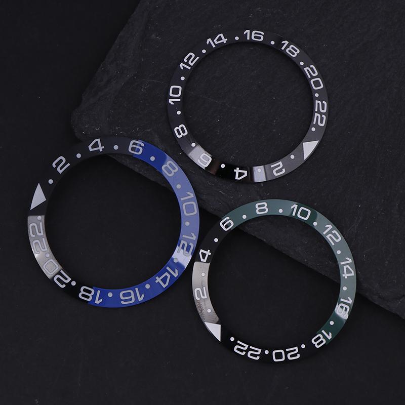 38 мм изогнутая керамическая вставка безеля подходит для корпуса часов Skx007 Skx009 Gmt Nh35 Nh36 механизм вставки безеля кольцо мужские детали часов