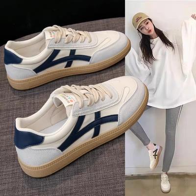 Версия из коровьей кожи~ Натуральная кожа универсальная женская обувь весна и лето новая спортивная обувь на плоской подошве