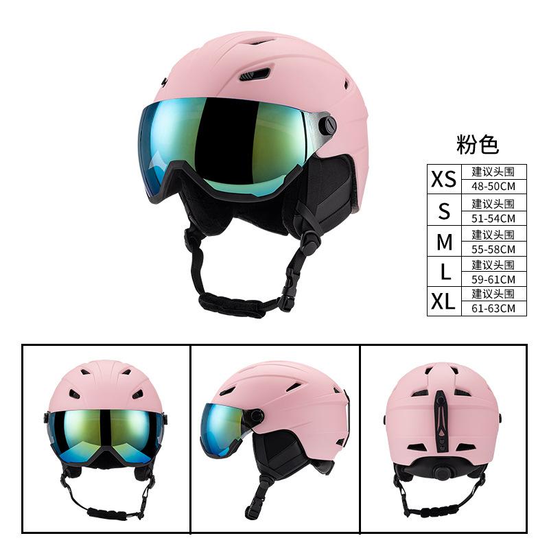 New Ski Helmet Outdoor Sports unisex Ski Equipment Breathable, Warm, and Fall proof Safety Helmet