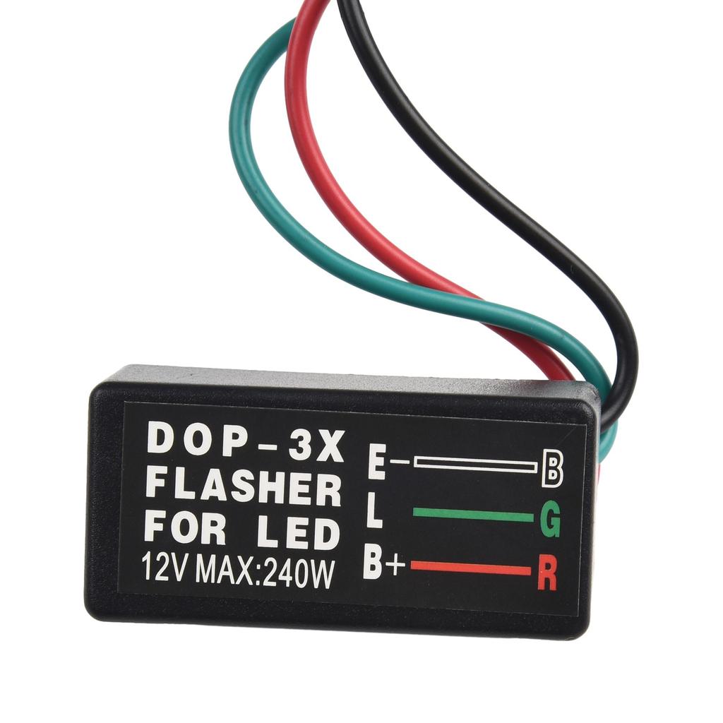 Светодиодный мигающий свет реле, для 3-контактного мотоцикла ATV автомобиля поворотник 12 В водонепроницаемый