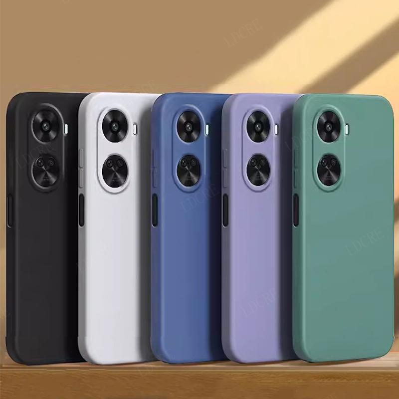 Для чехол Huawei Nova 12 SE Чехол Для Nova 12 SE Capas Противоударный Задний Жидкий Силиконовый ТПУ Мягкий Чехол Huawei Nova 12 SE