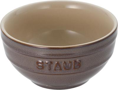 Staub антикварная серая керамическая миска безопасна для микроволновой печи японские винтажные цвета "миска 12 см" [Авторизованный продукт] 40511-834