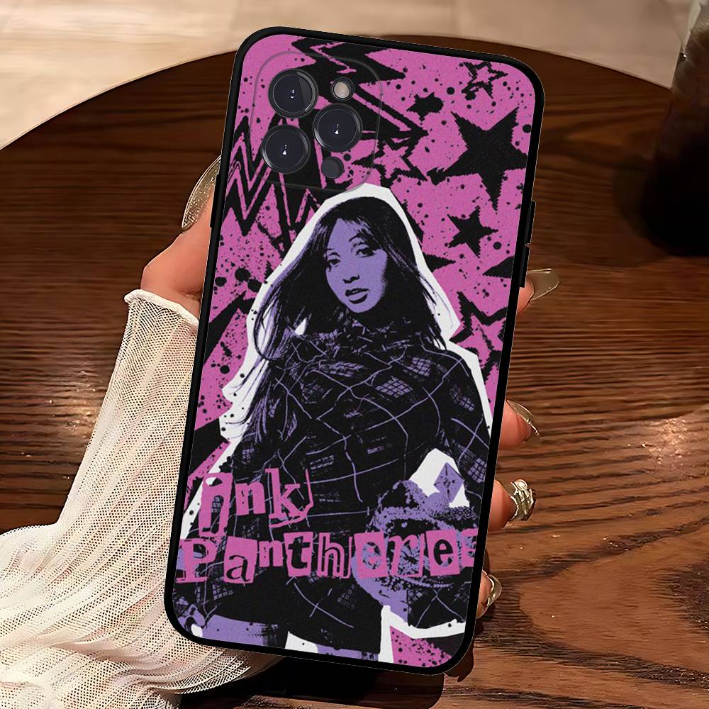 Чехол для телефона Singer P-Pinkpantheress для iPhone 17 16 15 14 13 12 Mini 11 Pro Plus Мягкий силиконовый чехол