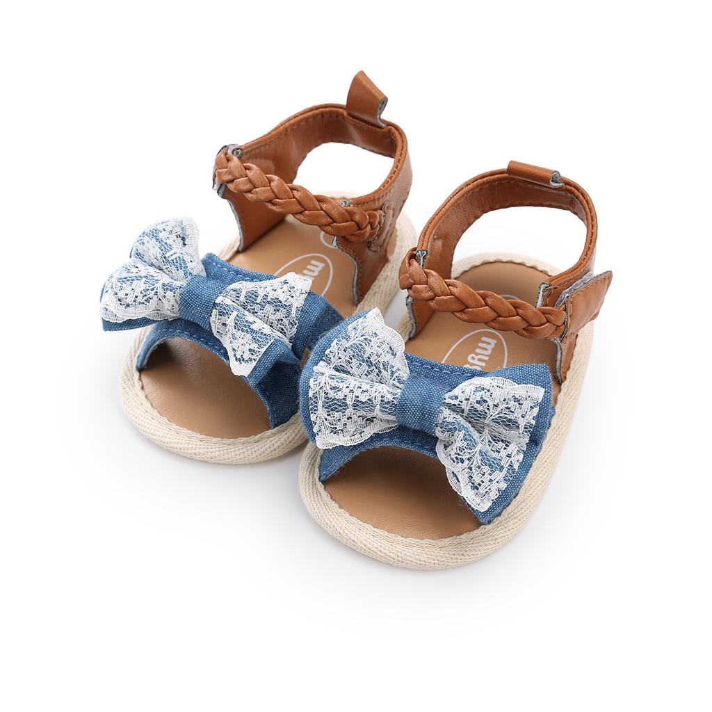 MYGGPP Lace Baby Sandals Baby Shoes Baby Sandals Baby Shoes Toddler Small Cloth Bottom