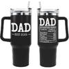 Good Gifts for Dad Who Has Everything,dad Est 2025 Insulated Coffee Tumbler for Dad 40 oz, Best Gifts for Father In Law