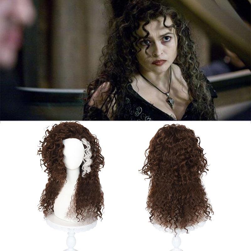 Bj-108 Bellatrix Lestrange Cosplay Wig Authentic Anime Style Versatile For Any Face Shape
