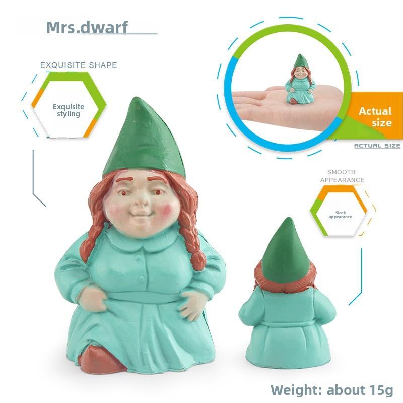 Christmas Dwarves Elves Family Character Models For Garden Micro Landscape And Decoration