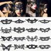 Black High Quality Sexy Carnival Mask Popular Eye Mask 1PC Venetian Costumes Women Halloween Party Masks For Masquerade Lace Hot Sale