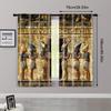 2 шт. Шторы Рулонные шторы Древнеегипетская фреска Машинная стирка Ткань Термоизоляция Универсальные 100% Полиэстер (без