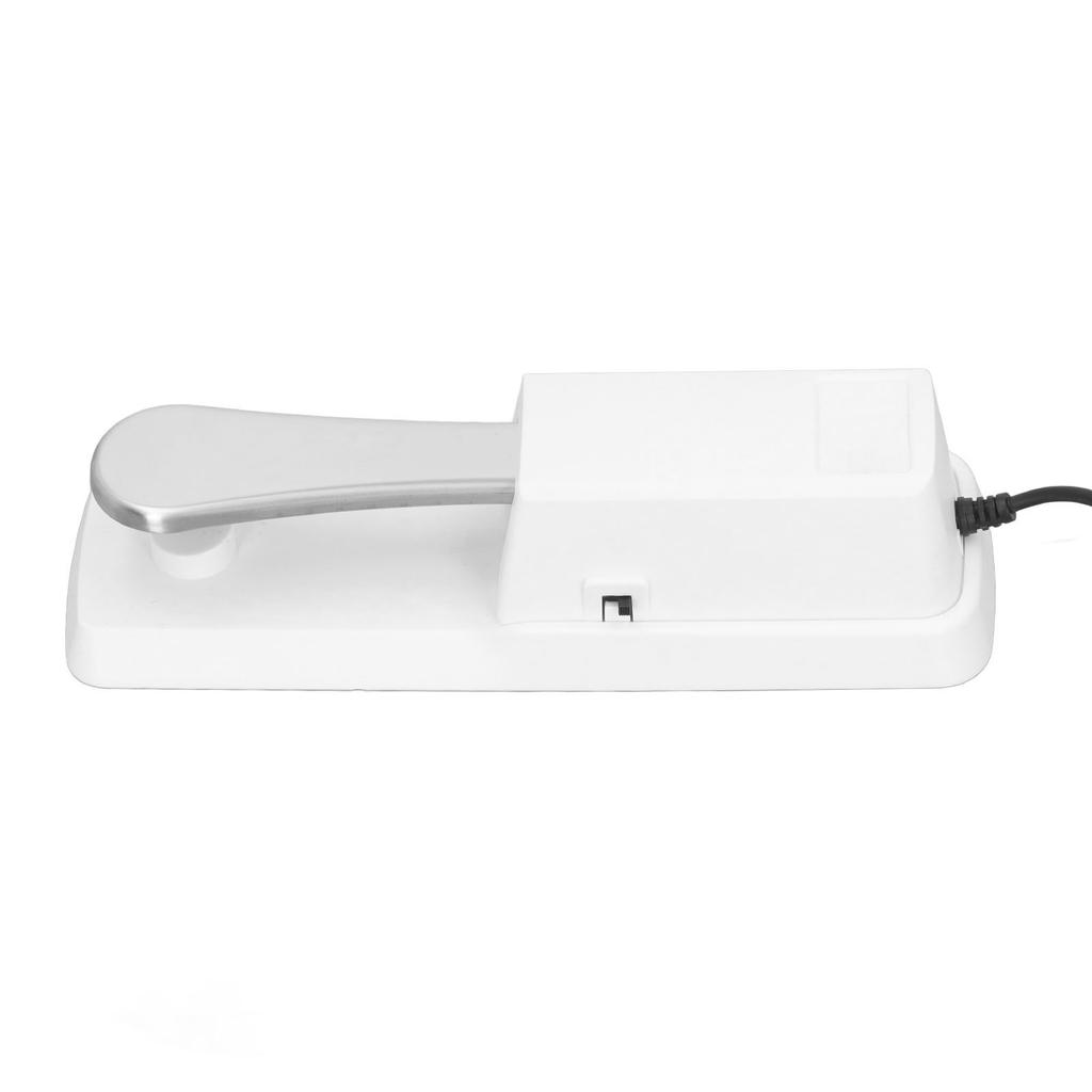 Sustain Foot Pedal Universal Keyboard Foot Pedal 6.35mm Connector Piano Foot Pedal Switch for Control White