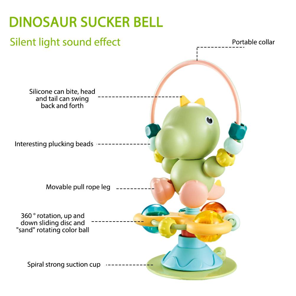 Baby Rattles Cartoon Baby Rattle Toy with Suction Cups Improve Babies Finger Flexibility Hand Eye