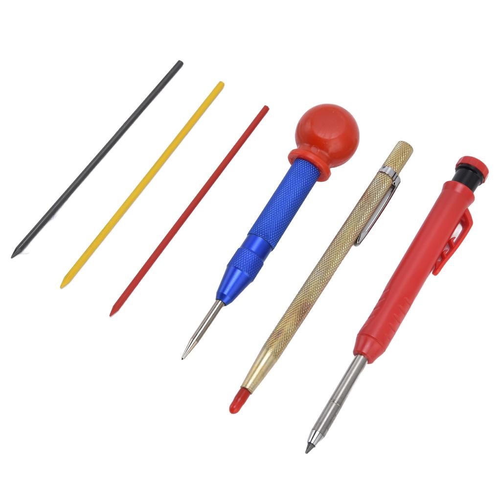 Наборы ручек для деревообработки Металлические графитовые стержни Маркировочные маркеры Позиционирование Кернер Инструменты