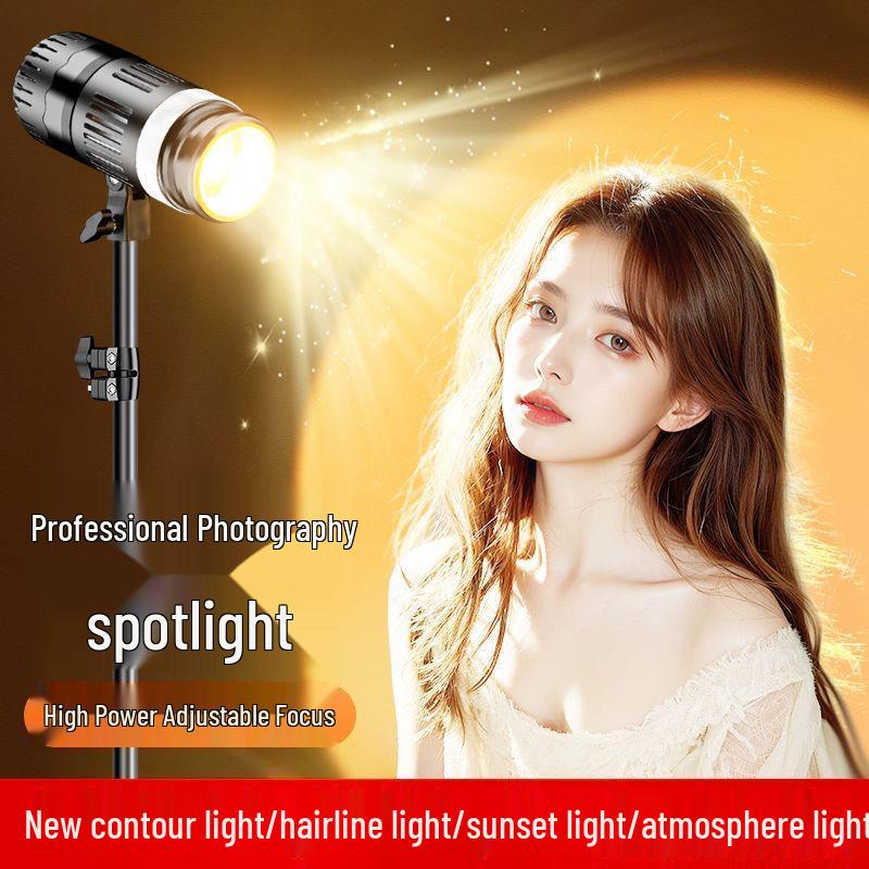 Live Stream Hair Fill Light: Atmosphere & Beauty Spotlight for Photography