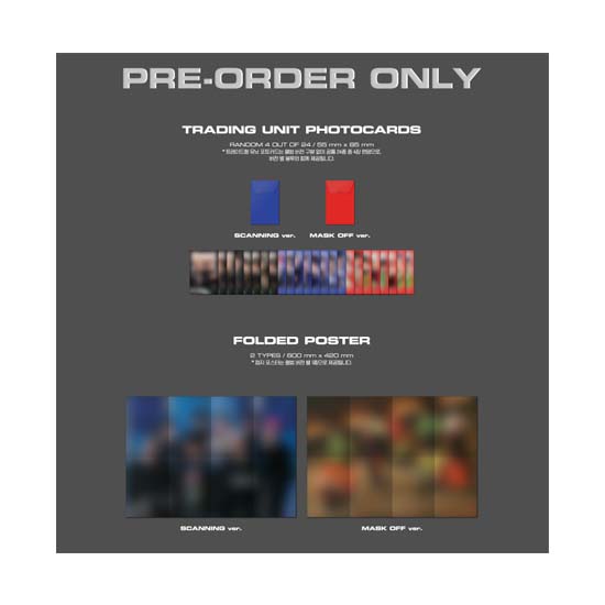 Stray Kids НЕОБЫЧНЫЙ Нормальный (СКАНИРОВАНИЕ вер., MASK OFF вер.)