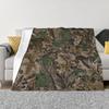 Real Tree Camouflage Camo Blanket Fleece Print Military Portable Warm Throw Blankets For Home Car Bedspread