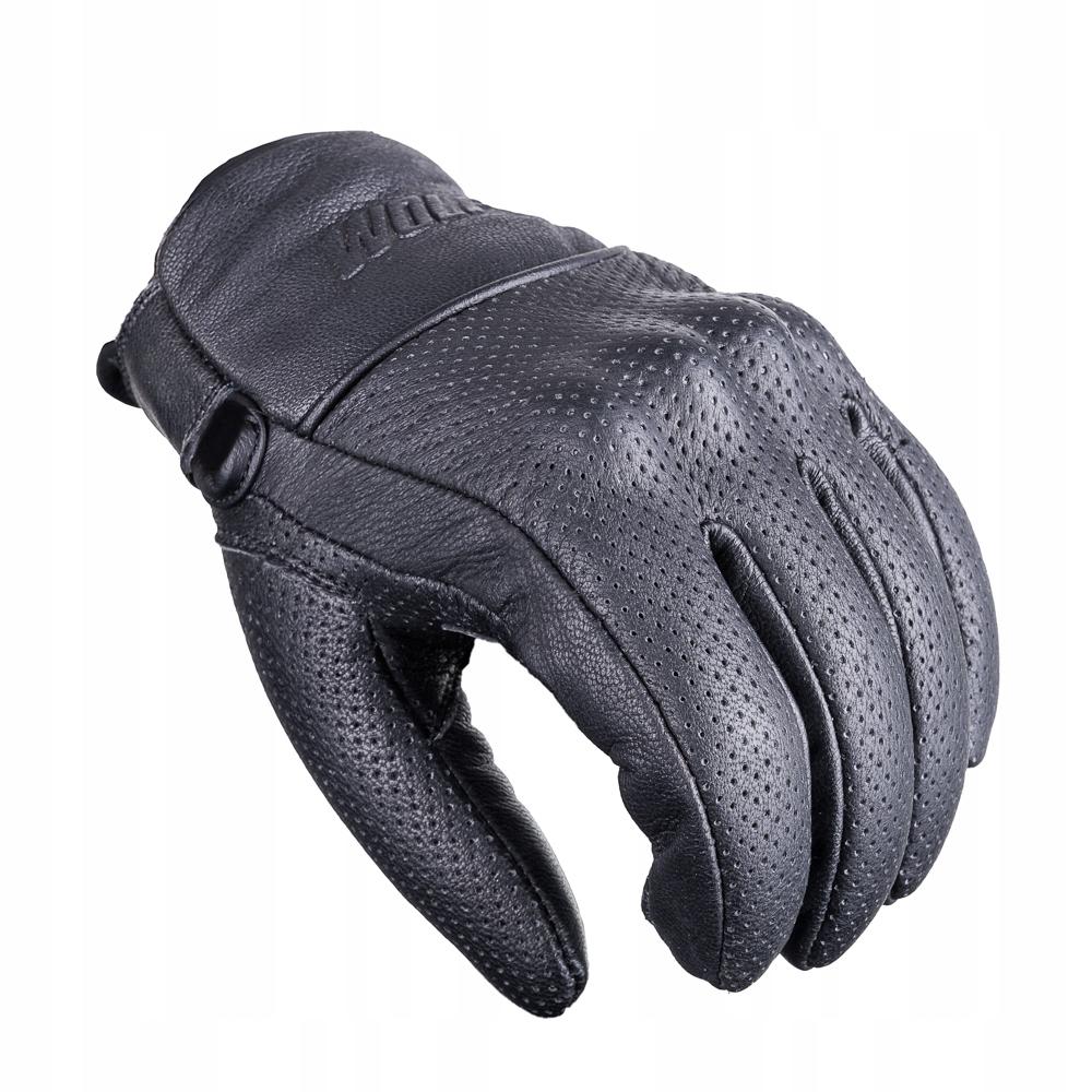 WOLF ROADSTER LEATHER GLOVES BLACK