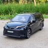 1:24 Toyota Sienna MPV Минивэн Литые модели и игрушечные транспортные средства Металлическая модель автомобиля Игрушка для детей Коллекция Звук и Свет H4