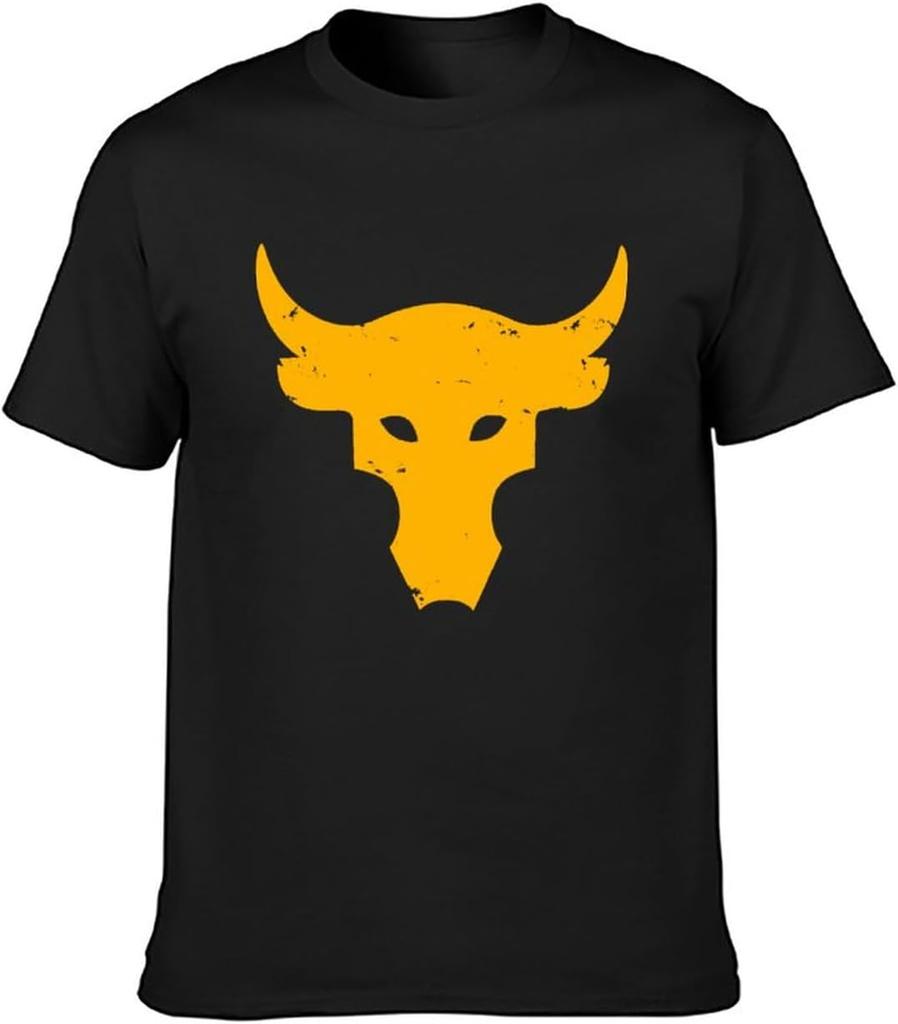 Brahma Bull Rock Project Gym T-Shirt Black Graphic Unisex Tee Shirt