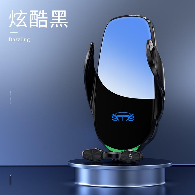 Universal Car Phone Holder With Auto-Sensing Wireless Charging 15W Fast Charge Air Vent Mount