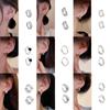 Модные серьги-кольца Love Hoop из Южной Кореи с цирконами — элегантный, универсальный, легкий роскошный дизайн для женщин