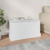 VidaXL Storage Box White 70x40x38 Cm Engineered Wood 816504