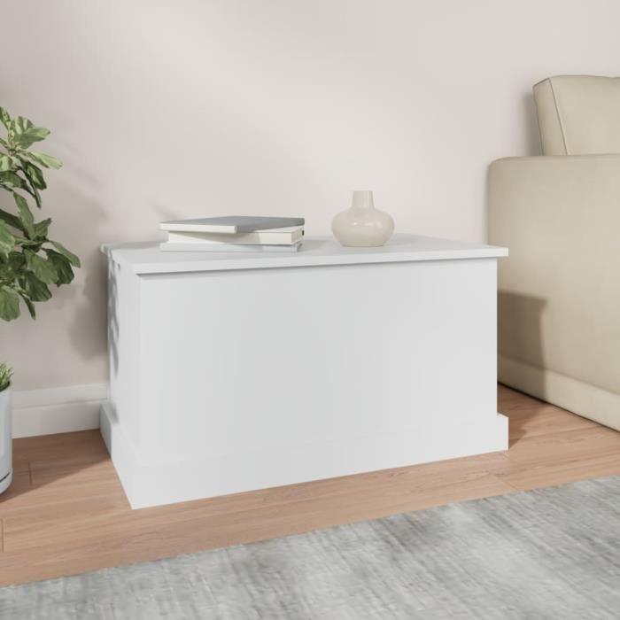 VidaXL Storage Box White 70x40x38 Cm Engineered Wood 816504