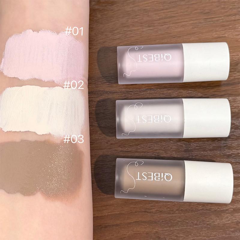 QIBEST Liquid Contour Highlighter Multi-purpose Blush Cream Matte Face Blusher Cheek Tint Bronze Contouring Makeup For Women
