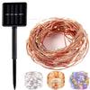 High Efficiency Solar Powered 100 Led Copper Wire Light String For Garden