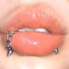 Chain Lip Ring One Nail Dual Use Ins Men Women Titanium Steel Round Ball Pointed Conical Punk Labret Nail Piercing Wholesale