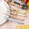 6 шт./компл. кавайный карандаш Shin-Chan гелевая ручка симпатичная 0,5 мм черная ручка для письма гладкая ручка мультфильм школьные канцелярские принадлежности подарок