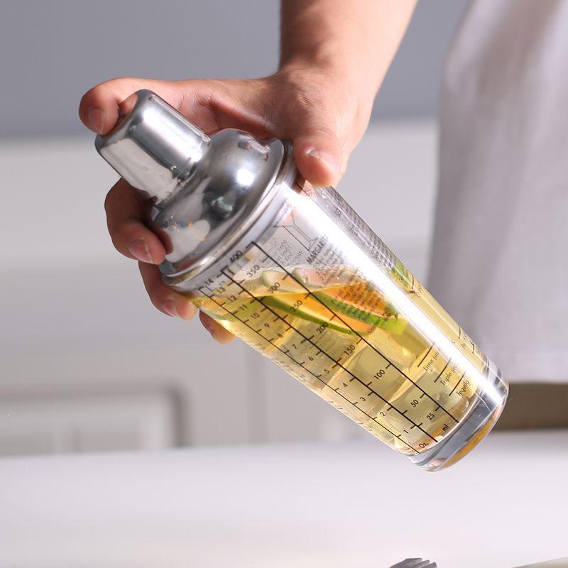 Three-Piece 304 Boston Cocktail Shaker Set for Beginners